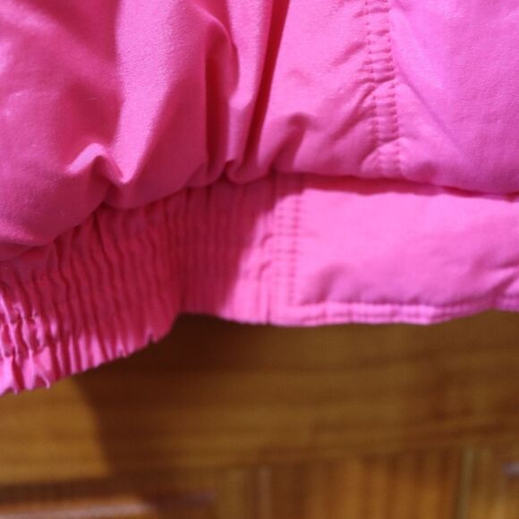 Jansport Vintage 90s Pink Ski Snow Jacket Medium Asymmetric Buttons Nostalgic - Picture 11 of 14